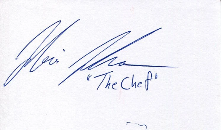 Julius Jackson The Chef Light-Heavyweight Boxing Champ Olympics Signed Autograph
