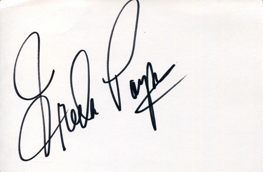 Freda Payne Band of Gold Disco Jazz Singer Actress Signed Autograph
