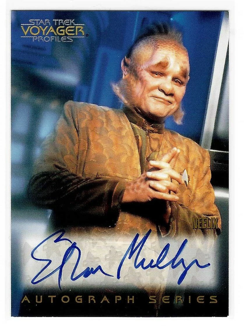 Ethan Phillips As Neelix Star Trek Voyager Autograph Card A9
