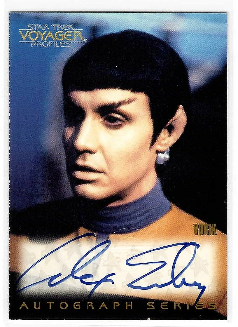 Alexander Enberg As Vorik Star Trek Voyager Autograph Card A14
