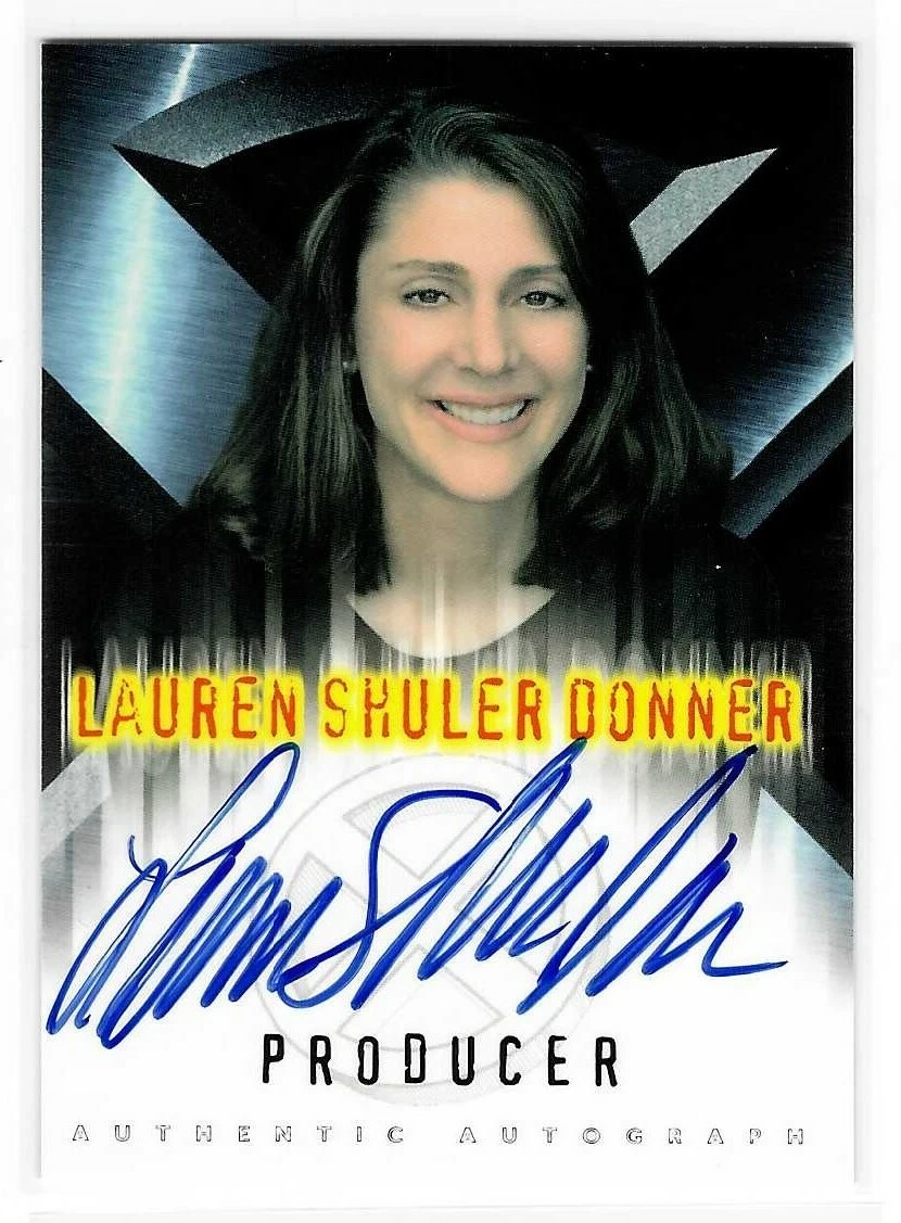 Lauren Shuler Donner Producer X-Men The Movie Authentic Autograph Card
