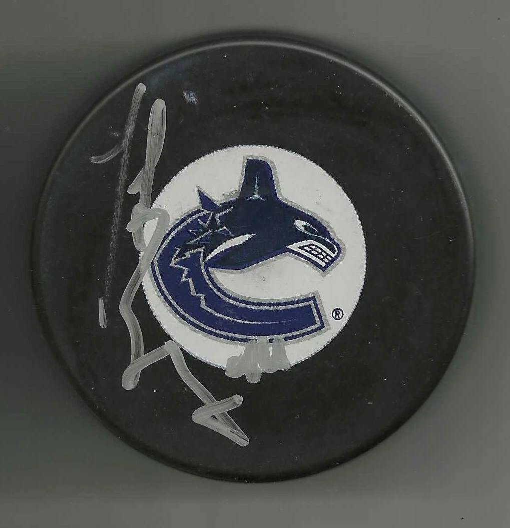 Todd Bertuzzi Signed Vancouver Canucks Puck
