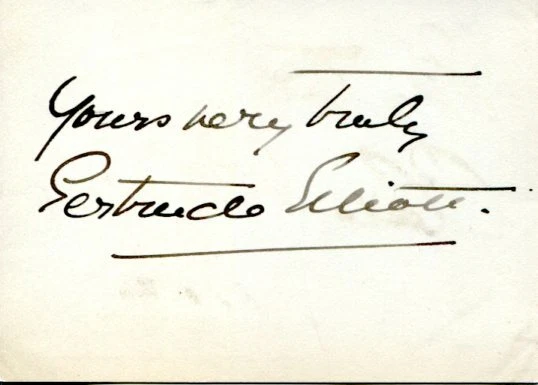 Gertrude Elliott A Woman of No Importance Stage Theater Actor Signed Autograph

