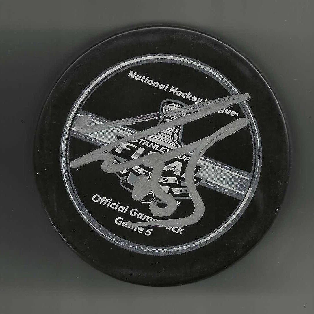 Tyler Kennedy Signed Pittsburgh Penguins 2009 Stanley Cup Finals Game 5 Puck
