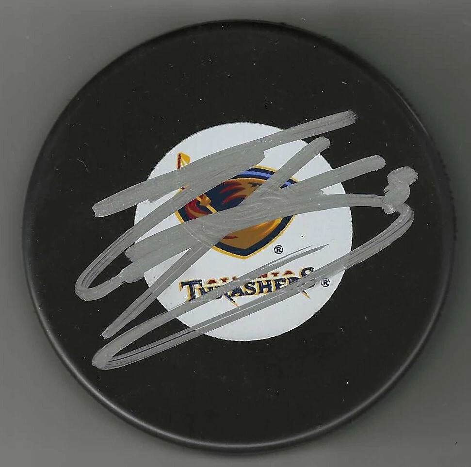 Evander Kane Signed Atlanta Thrashers Puck

