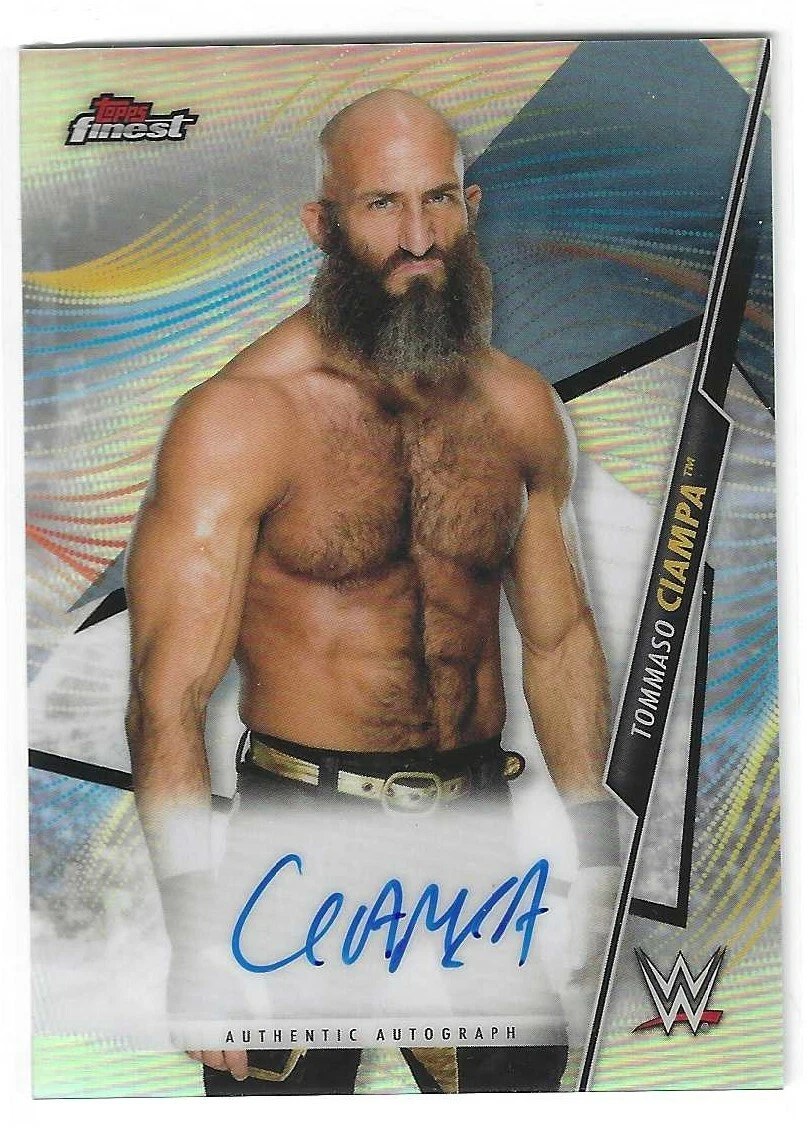 Tommaso Ciampa 2020 Topps Finest Autograph WWE Card A-TO

