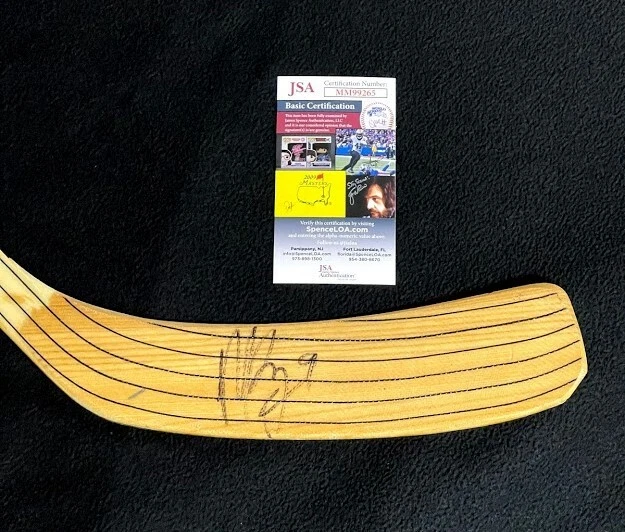 Paul Kariya Signed Anaheim Mighty Ducks Hockey Stick JSA COA St Louis Blues
