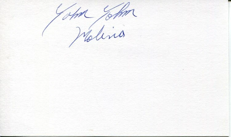 John John Molina Super Featherweight Lightweight Boxing Champ Signed Autograph
