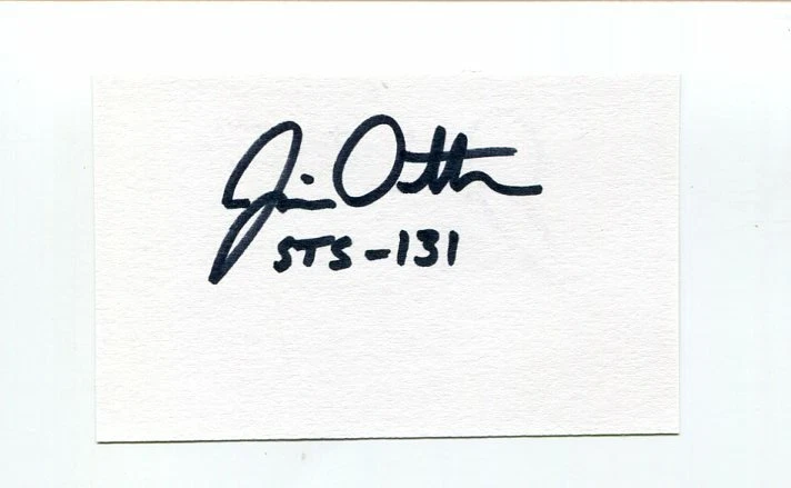 James Dutton NASA Astronaut STS-131 Test Pilot Space Signed Autograph
