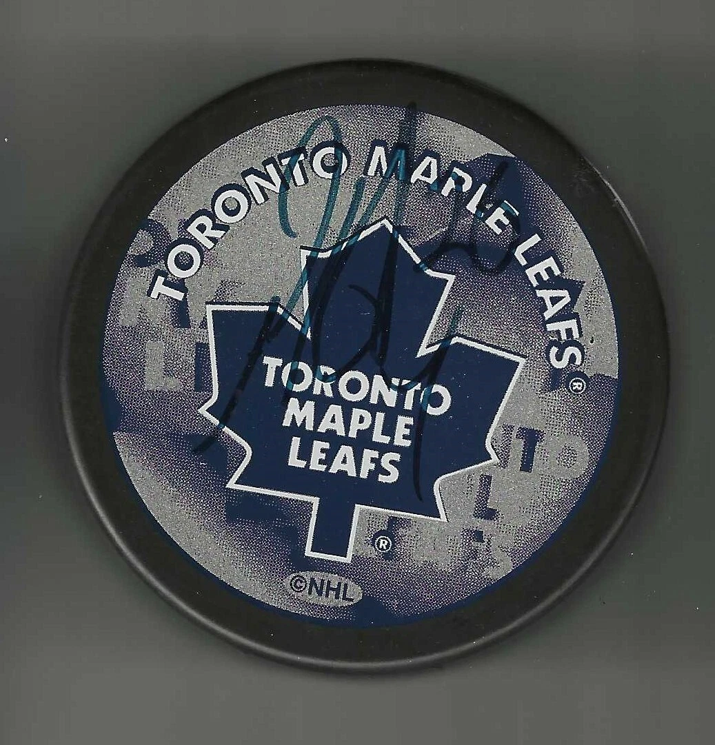 Paul Healey Signed Toronto Maple Leafs Souvenir Puck
