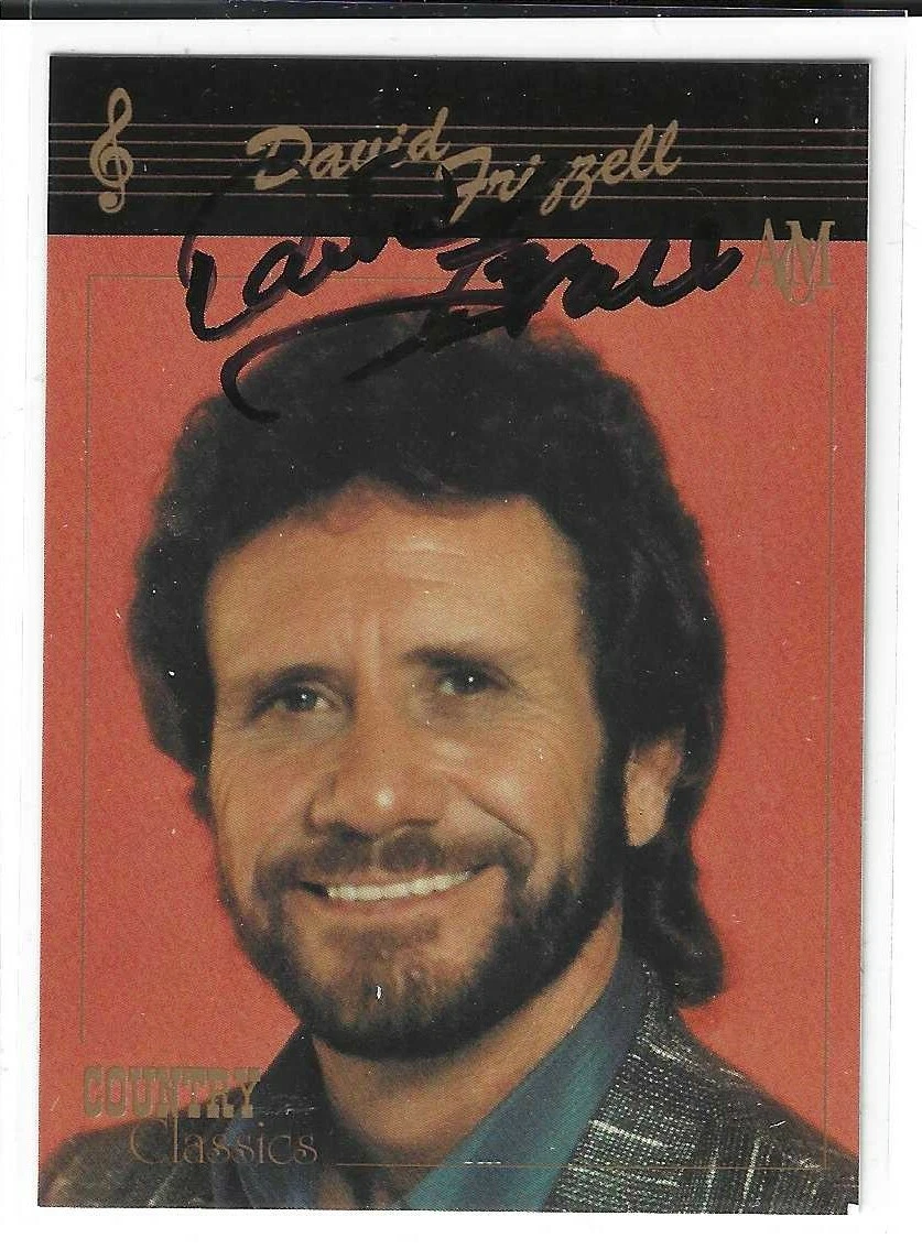 David Frizzell Signed 1992 Collect-A-Card Country Classics Card #19
