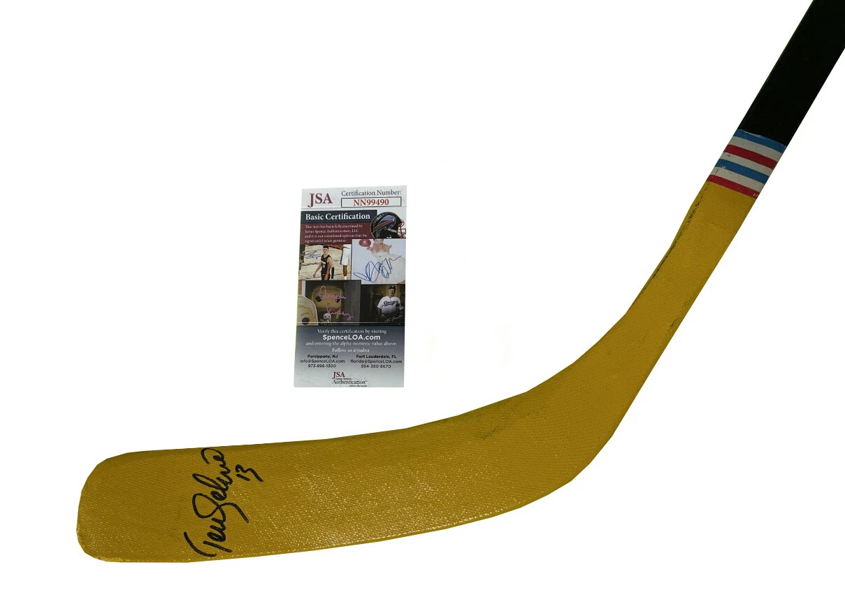 Teemu Selanne Signed Winnipeg Jets Hockey Stick JSA COA Anaheim Ducks Avalanche
