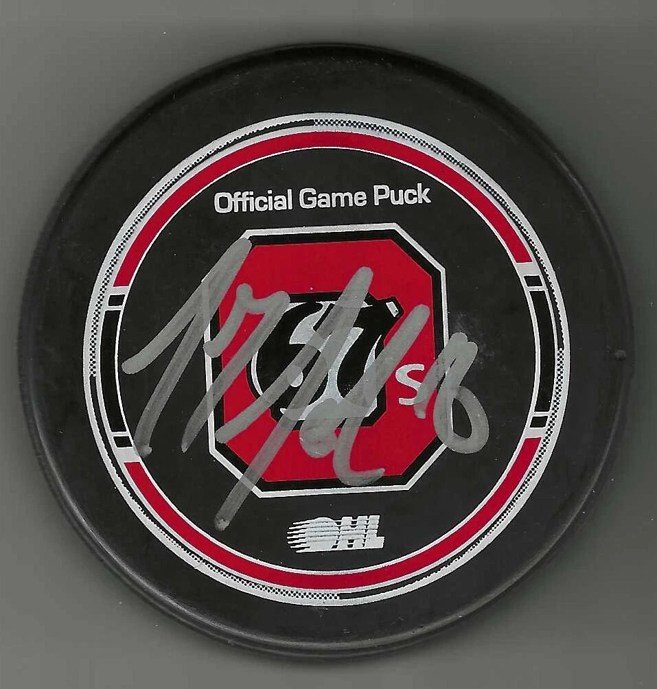 Tyler Toffoli Signed Ottawa 67's Official Game Puck Montreal Canadiens
