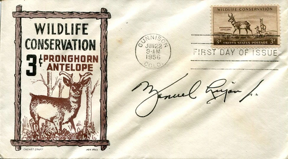 Manuel Lujan Jr Secretary Of The Interior US Representative Signed Autograph FDC
