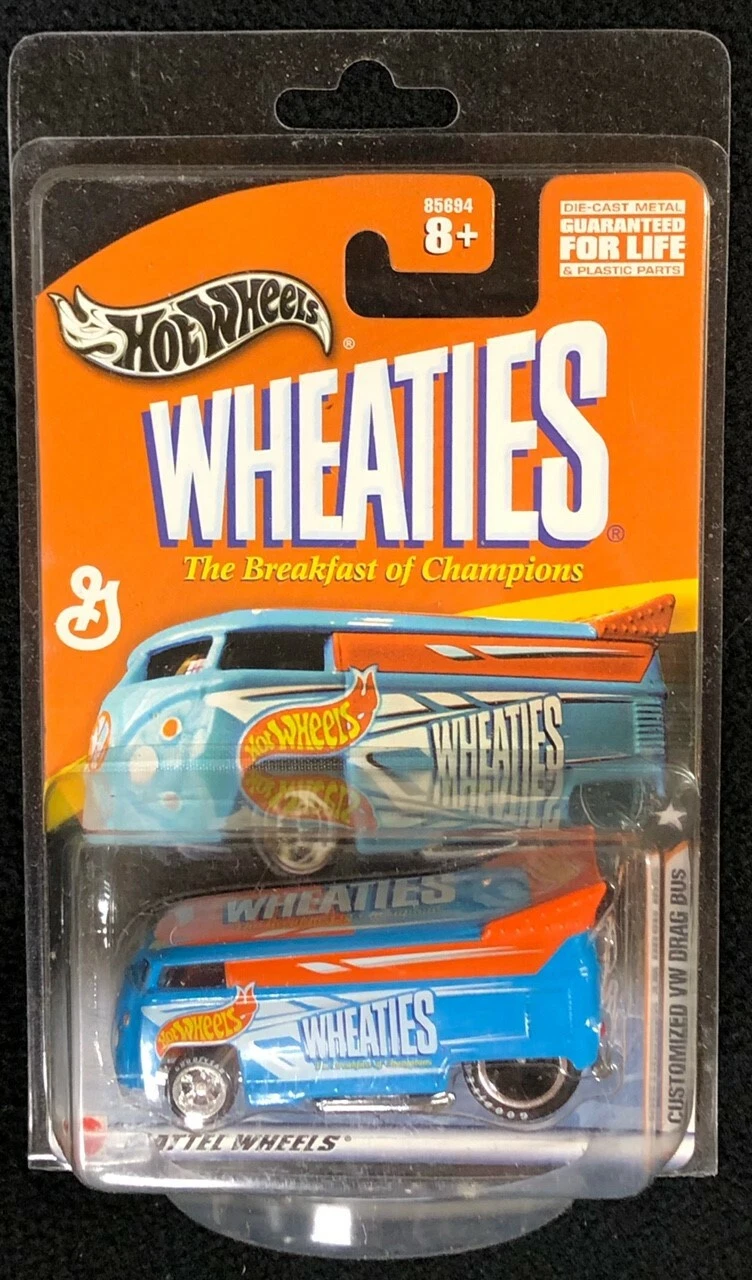 Hot Wheels Wheaties Customized VW Drag Bus General Mills Mail Order
