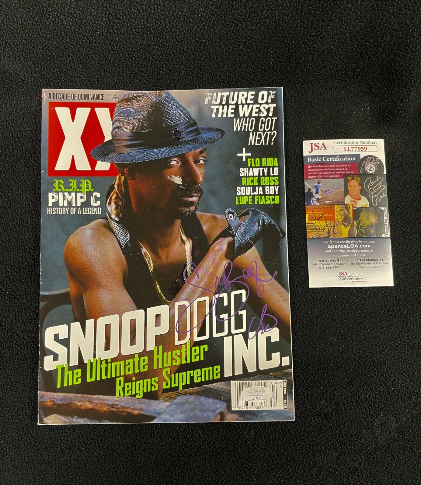 Snoop Doog Signed XXL Magazine JSA COA
