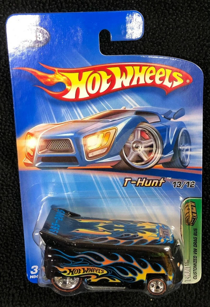 Hot Wheels T-Hunt Customized VW Drag Bus 13/12 #133 Treasure Hunt Mint In Case

