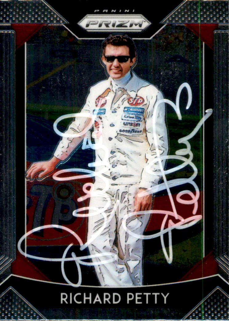 Richard Petty Signed 2019 Panini Prizm Card #40 NASCAR
