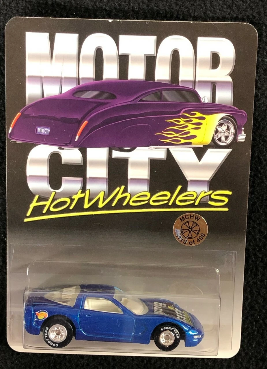 Motor City Hot Wheelers 2001 Club Car 1997 Corvette 1 of 400
