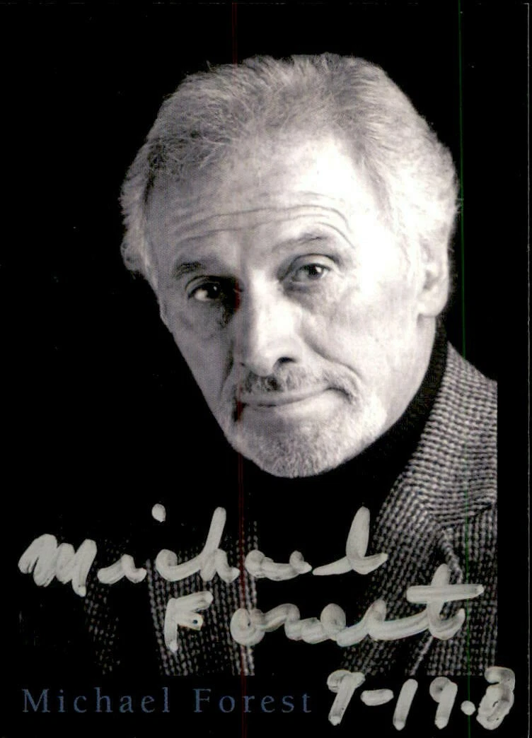 Michael Forest Signed 2003 Choice Midwest Expo Card Star Trek TOS
