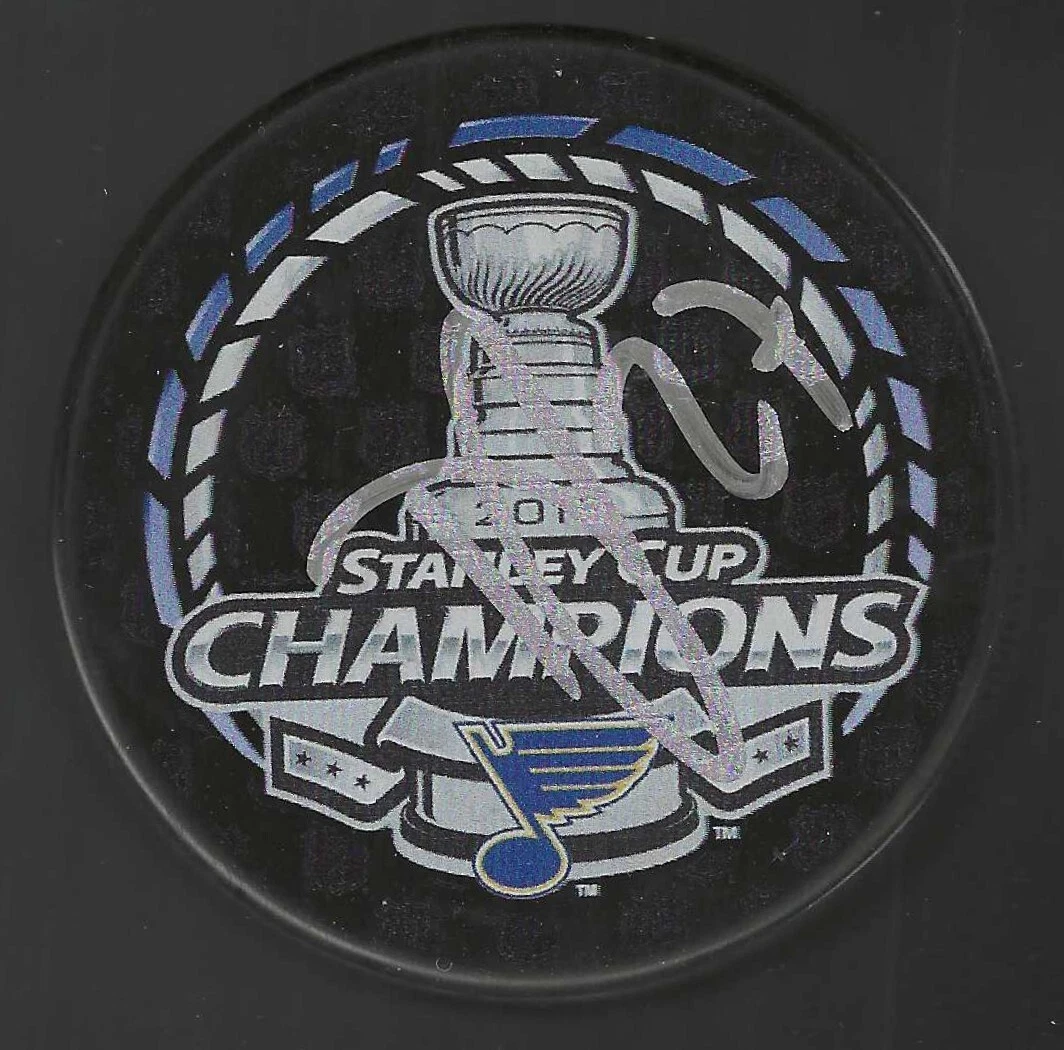 Tim Taylor Signed St Louis Blues 2019 Stanley Cup Champions Puck
