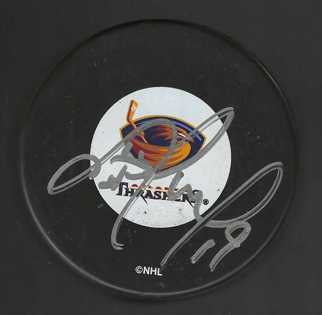 Scott Mellanby Signed Atlanta Thrashers Puck
