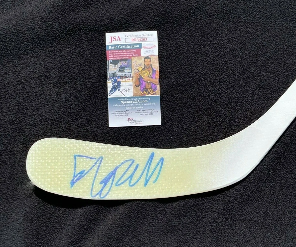 Fabian Lysell Signed Boston Bruins Full Size Stick JSA COA
