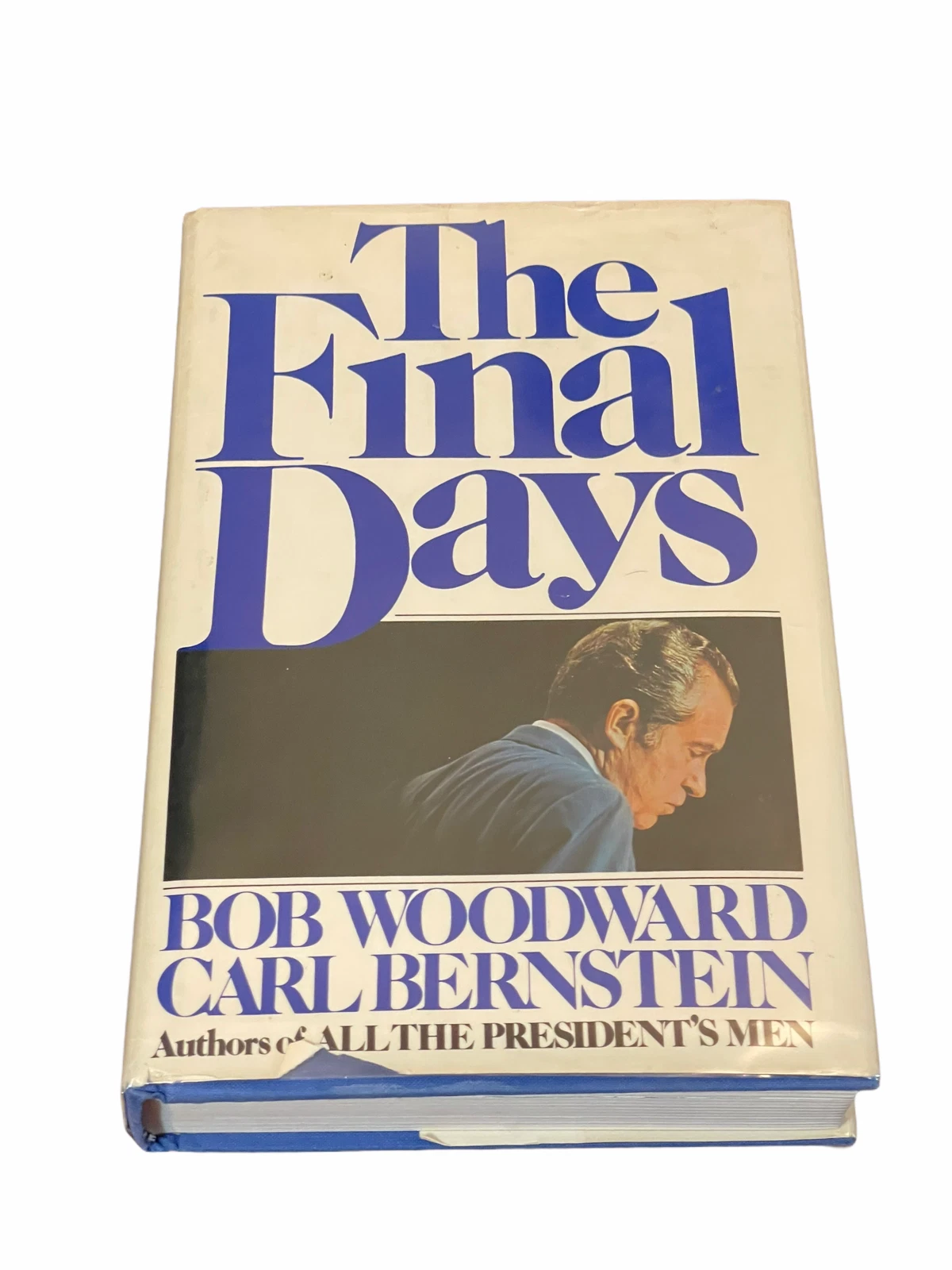 Bob Woodward The Final Days Watergate Scandal Reporter Signed Autograph Book JSA
