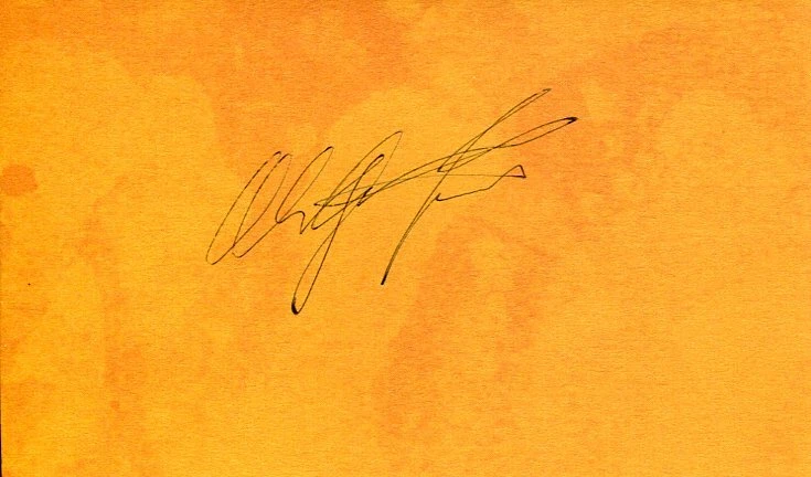 ALAN DEAN FOSTER STAR TREK STAR TREK ALIEN AUTHOR RARE SIGNED AUTOGRAPH COLLECTIBLE MEMORABILIA