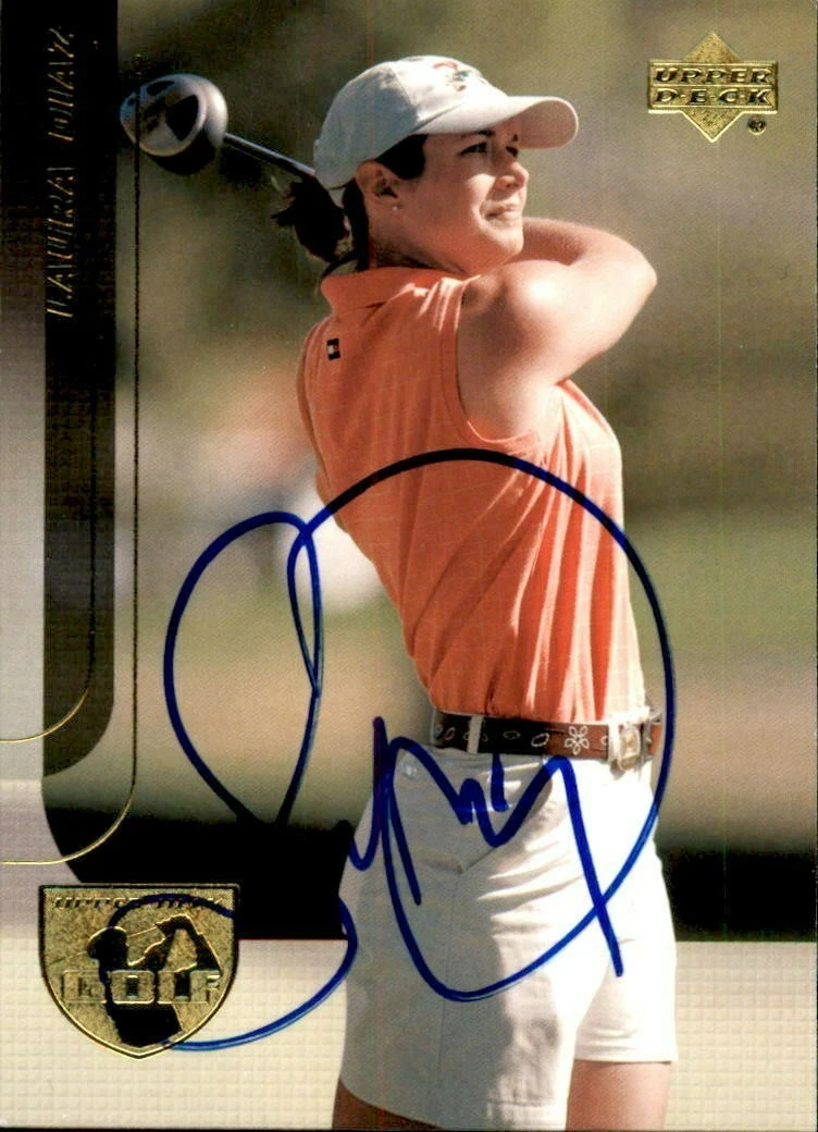 Laura Diaz Signed 2004 Upper Deck Golf Card #26 LPGA
