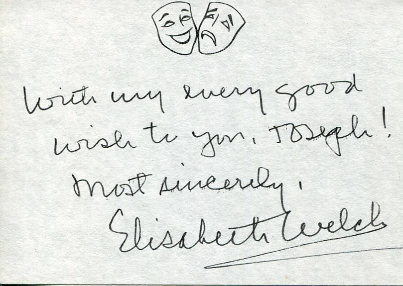 Elisabeth Welch Jazz Singer Stormy Weather Love For Sale Signed Autograph

