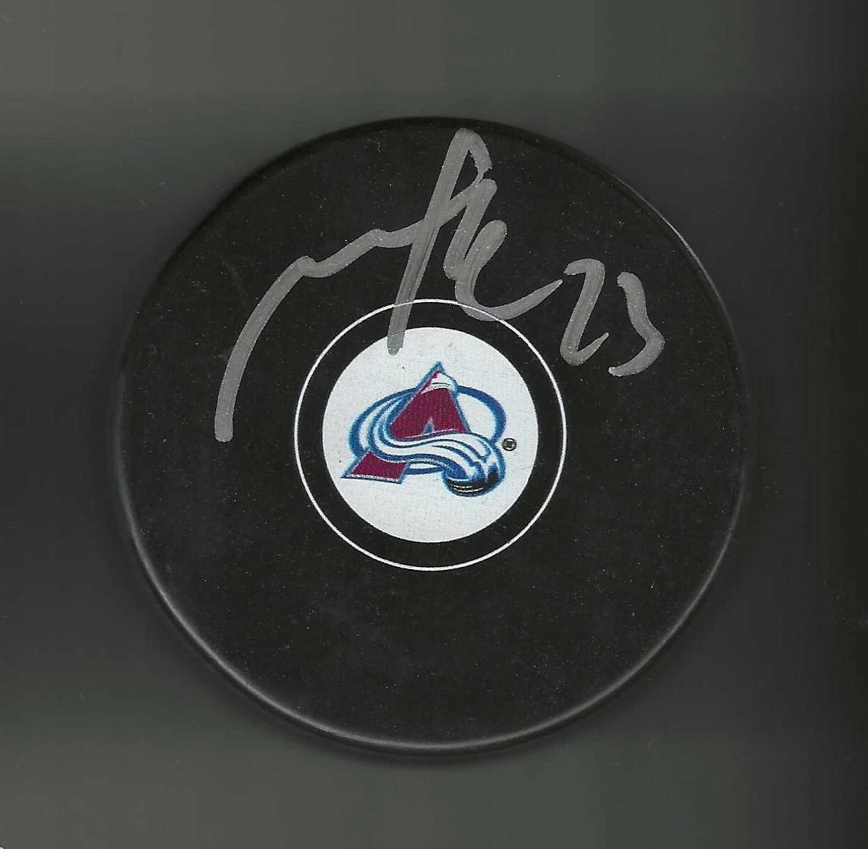 Milan Hejduk Signed Colorado Avalanche Puck
