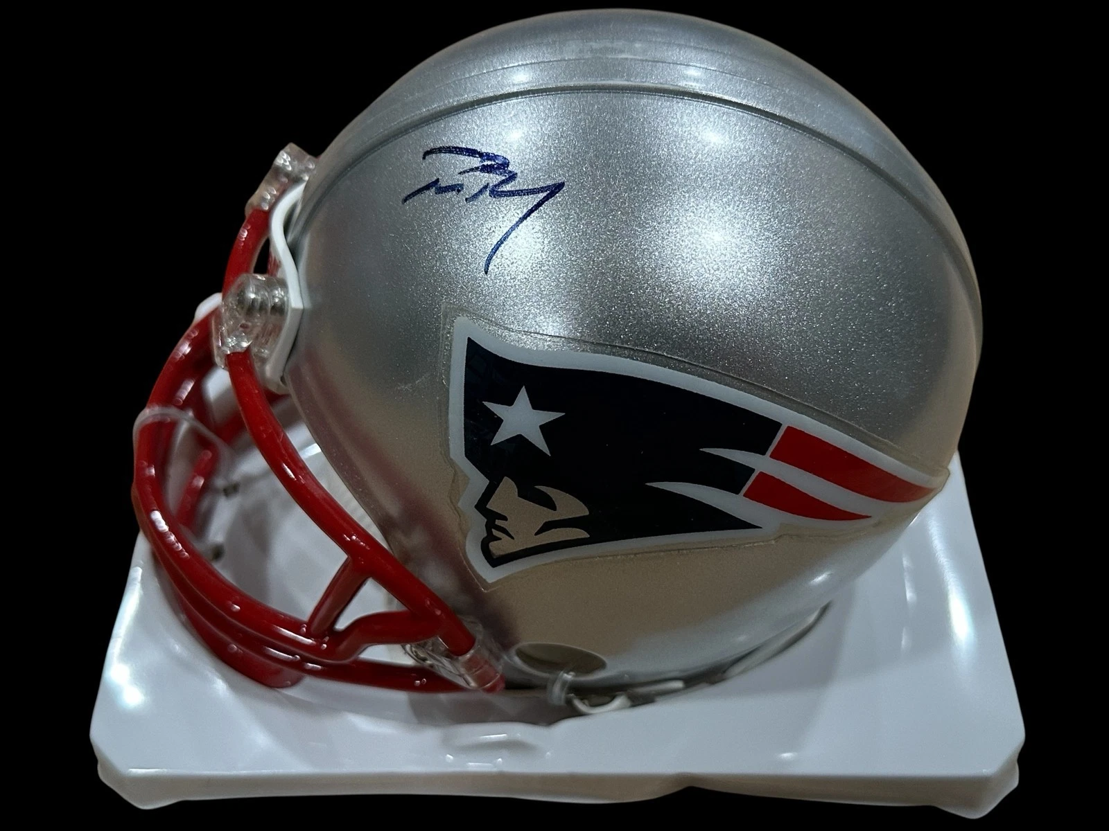 Tom Brady New England Patriots Signed Autographed Mini Helmet Full JSA LOA COA
