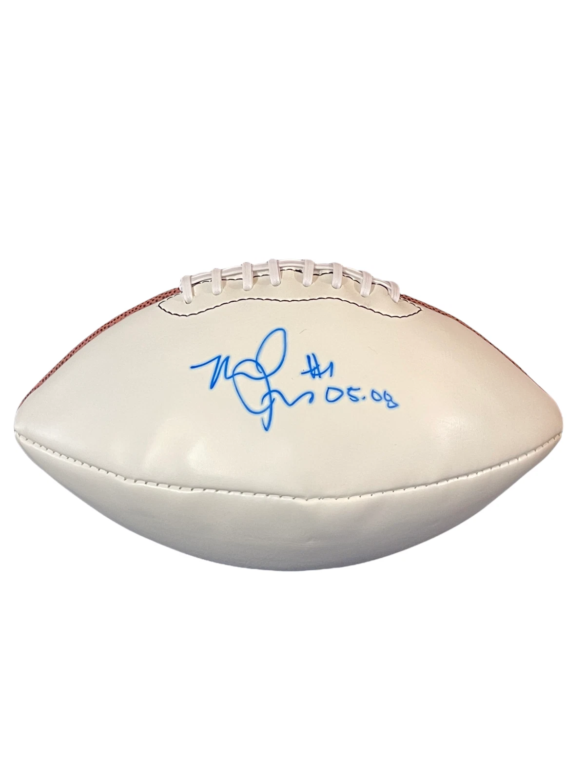Manuel Johnson OU Oklahoma Sooners Rare Dallas Cowboys Signed Autograph Football
