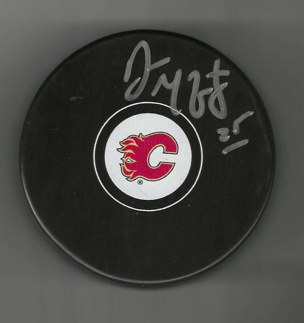 Darren McCarty Signed Calgary Flames Puck
