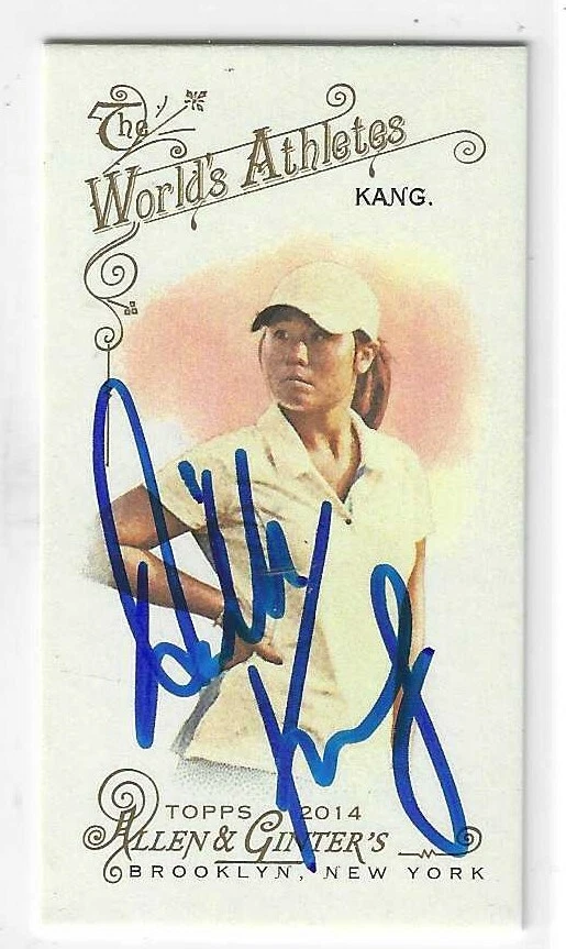 Danielle Kang Signed 2014 Allen & Ginter's Mini Golf Card #273 LPGA
