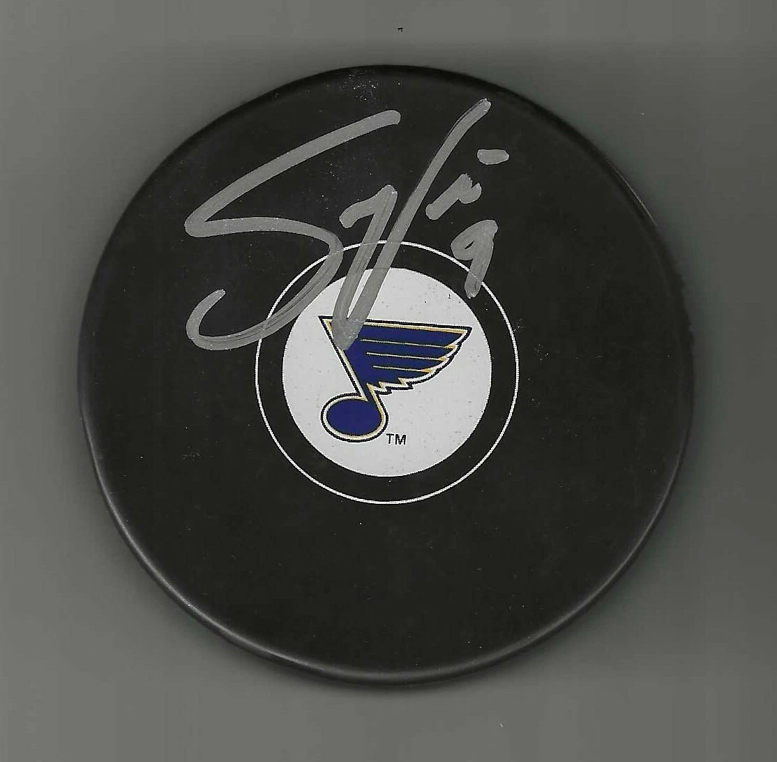 Steve Ott Signed St Louis Blues Puck
