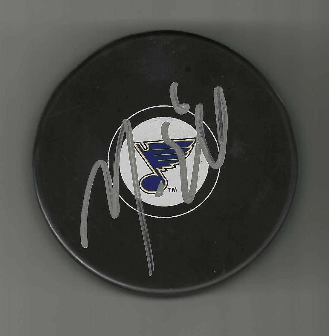 Marco Scandella Signed St Louis Blues Puck
