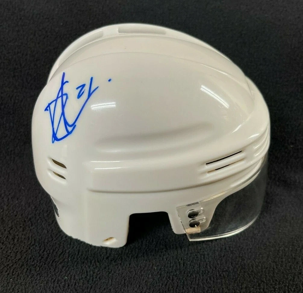 Dennis Cholowski Signed Detroit Red Wings Mini Helmet Washington Capitals
