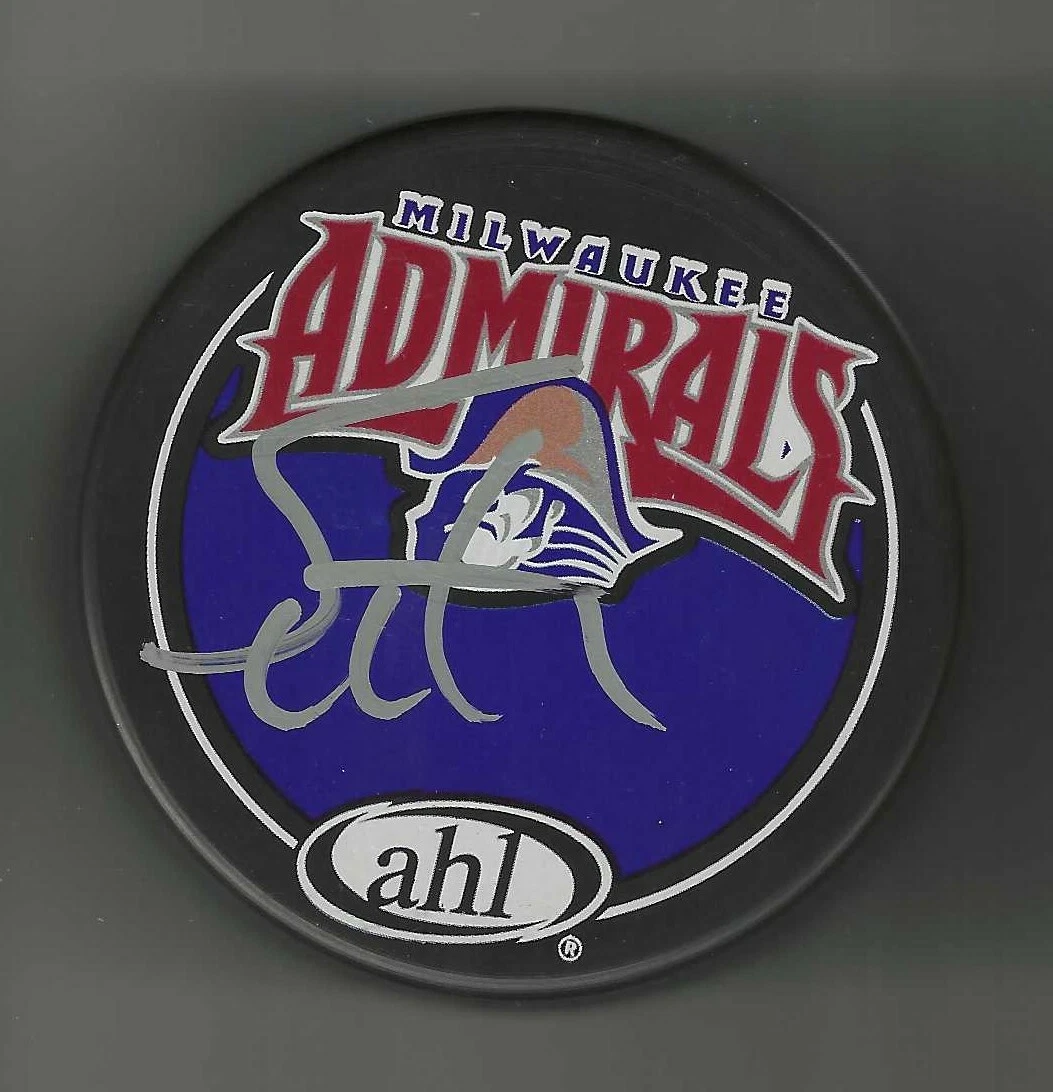 Scottie Upshall Signed Milwaukee Admirals Puck Nashville Predators
