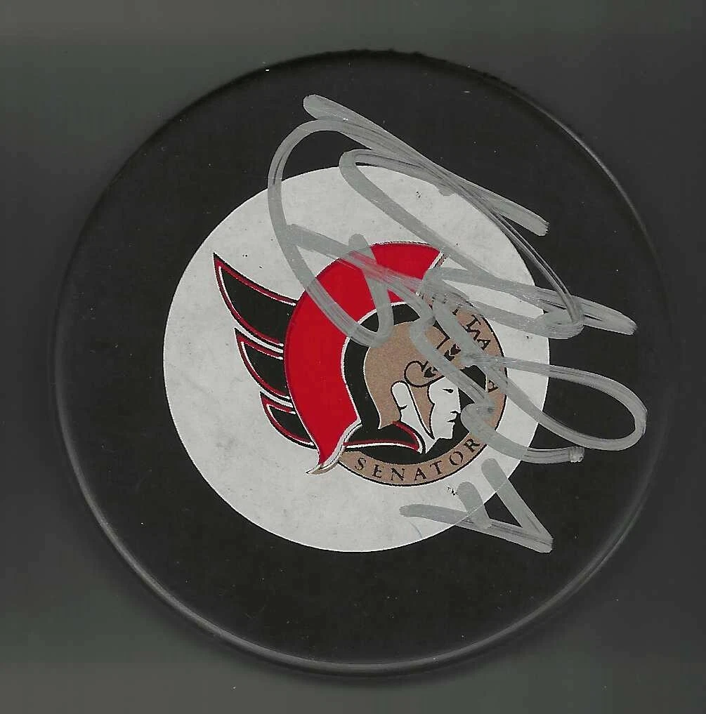 Michel Picard Signed Ottawa Senators Trench Puck

