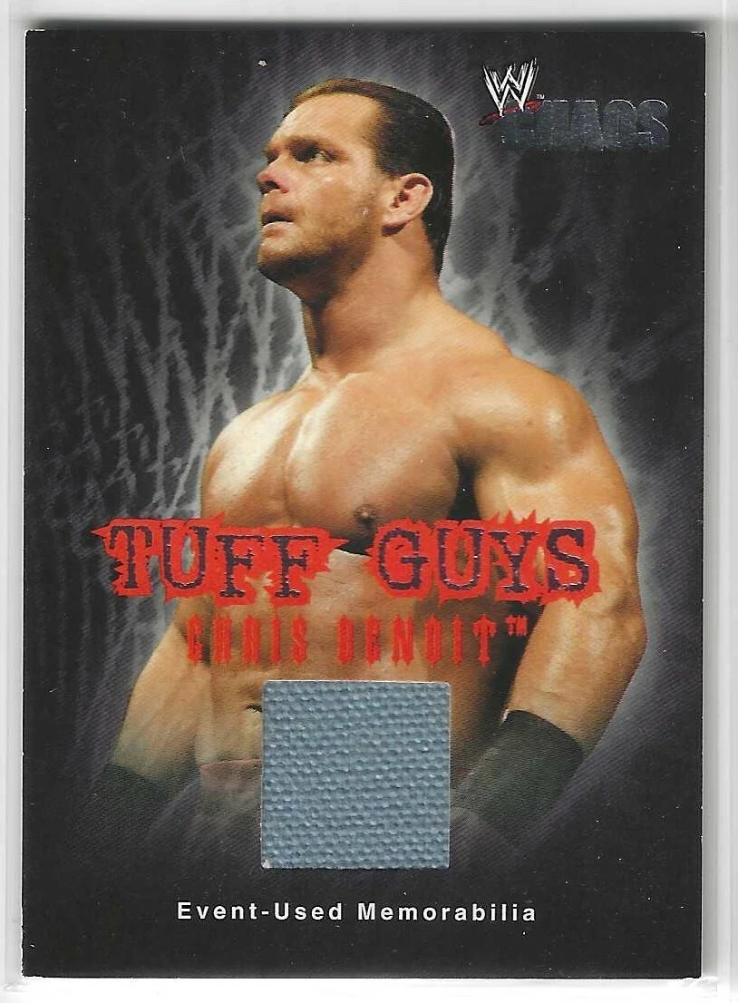 Chris Benoit 2004 Fleer WWE Chaos Tuff Guys Event-Used Mamorabilia Card TG-CB
