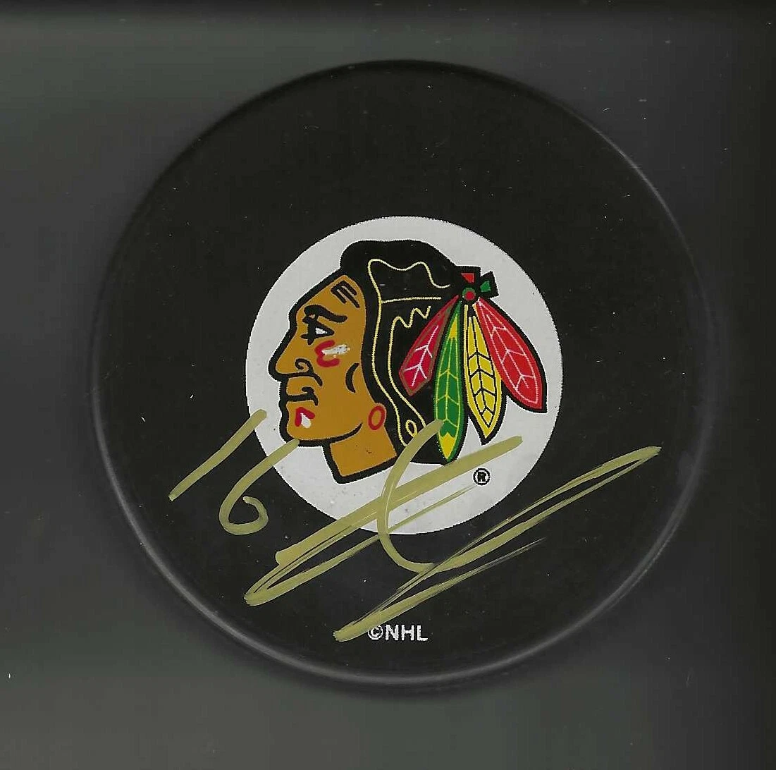 Marcus Kruger Signed Chicago Blackhawks Puck
