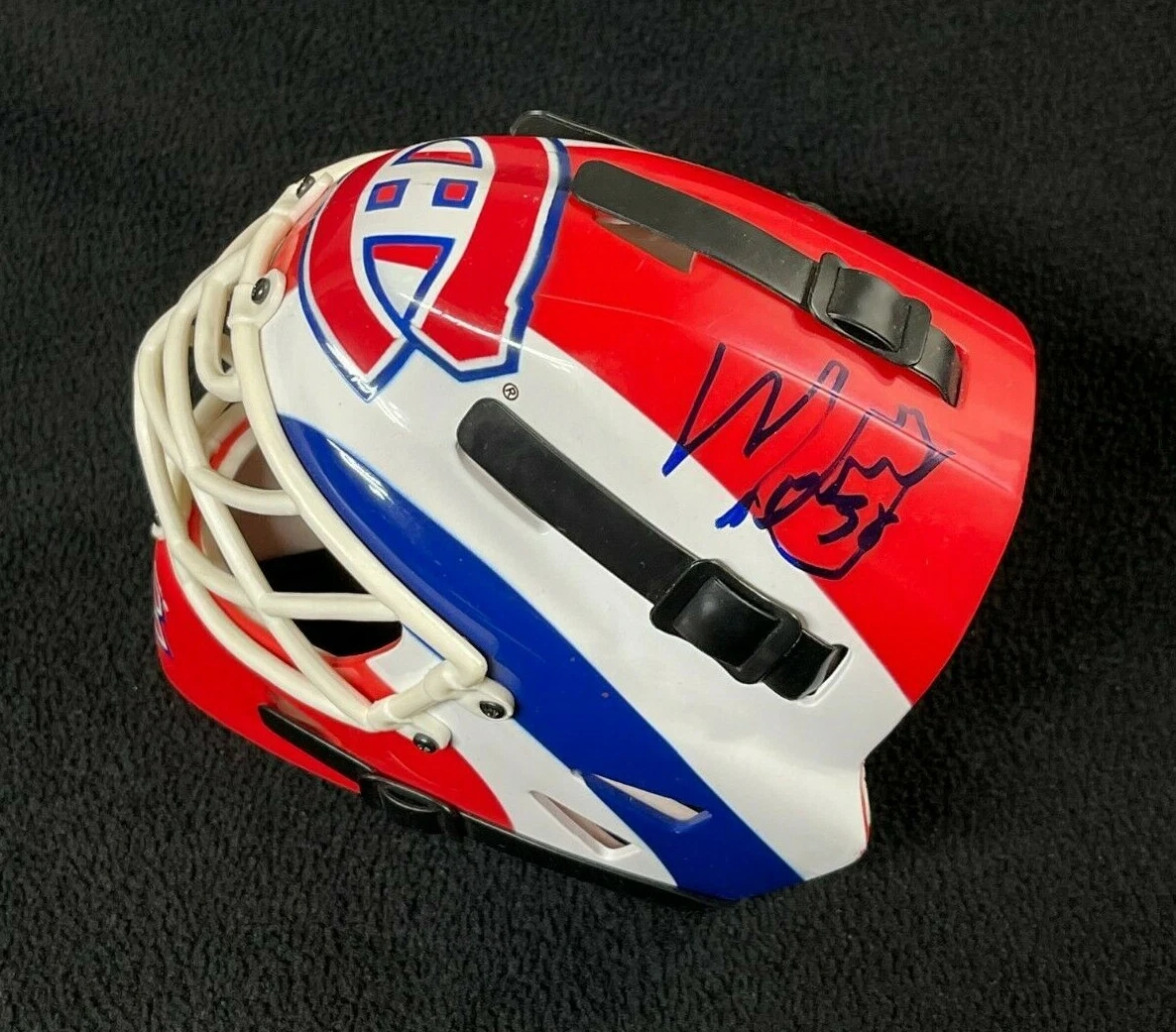 Mathieu Garon Signed Montreal Canadiens Mini Goalie Mask
