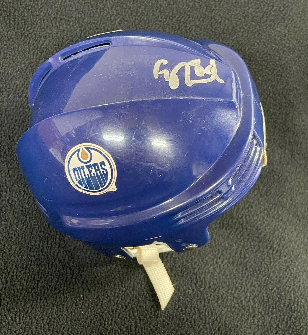 Griffin Reinhart Signed Edmonton Oilers Mini Helmet
