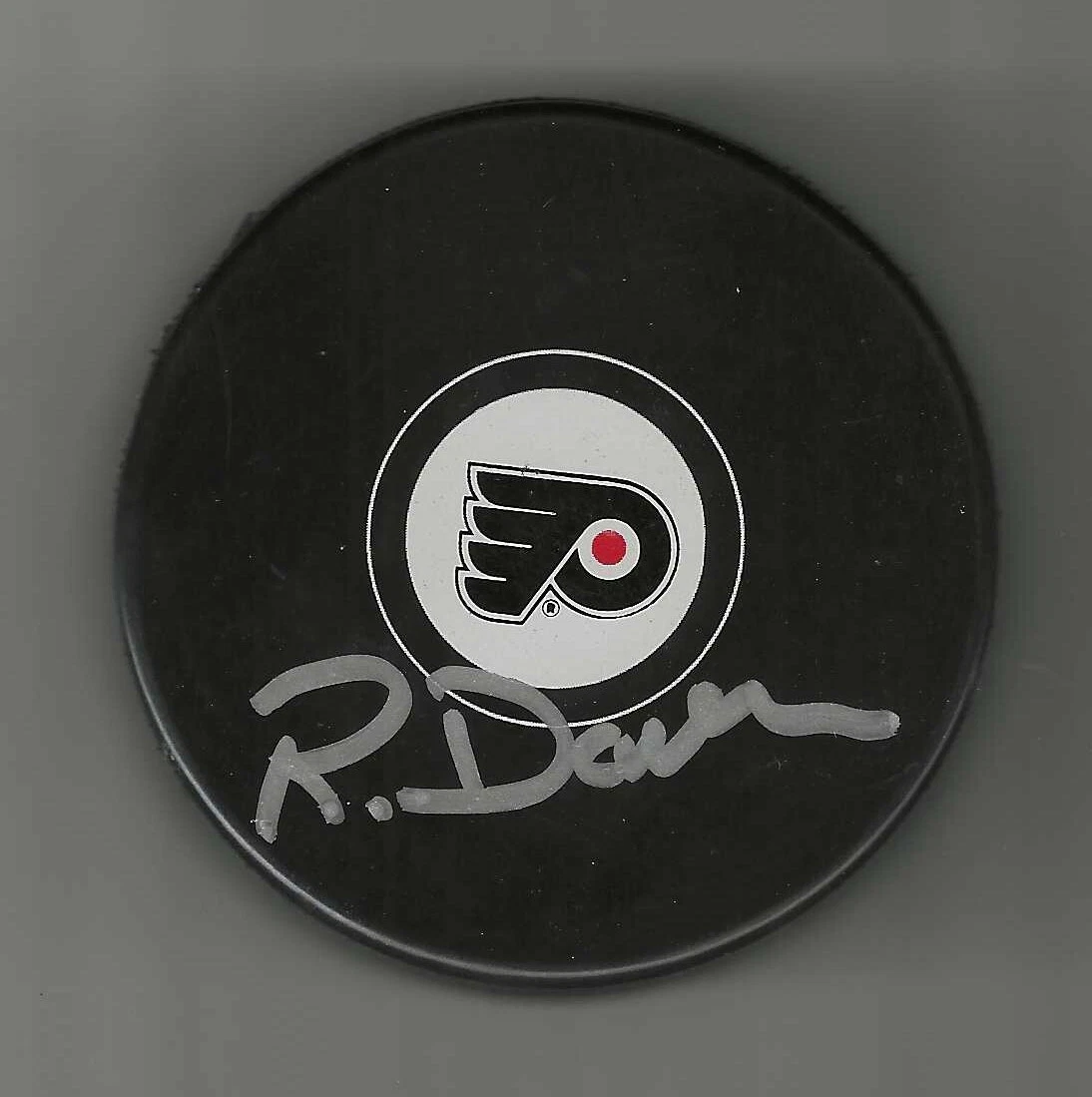Rod Dallman Signed Philadelphia Flyers Puck
