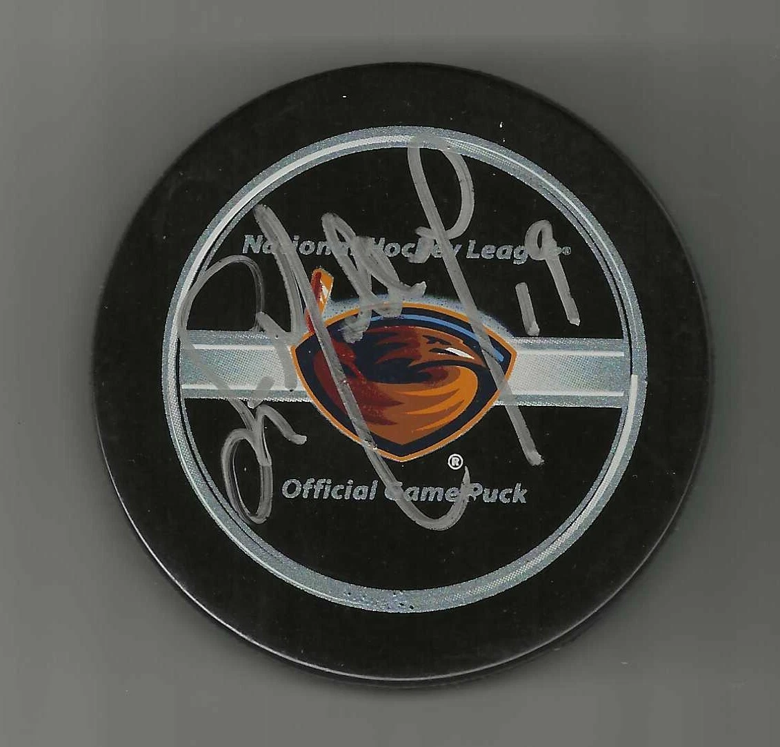 Scott Mellanby Signed Atlanta Thrashers Official Game Puck
