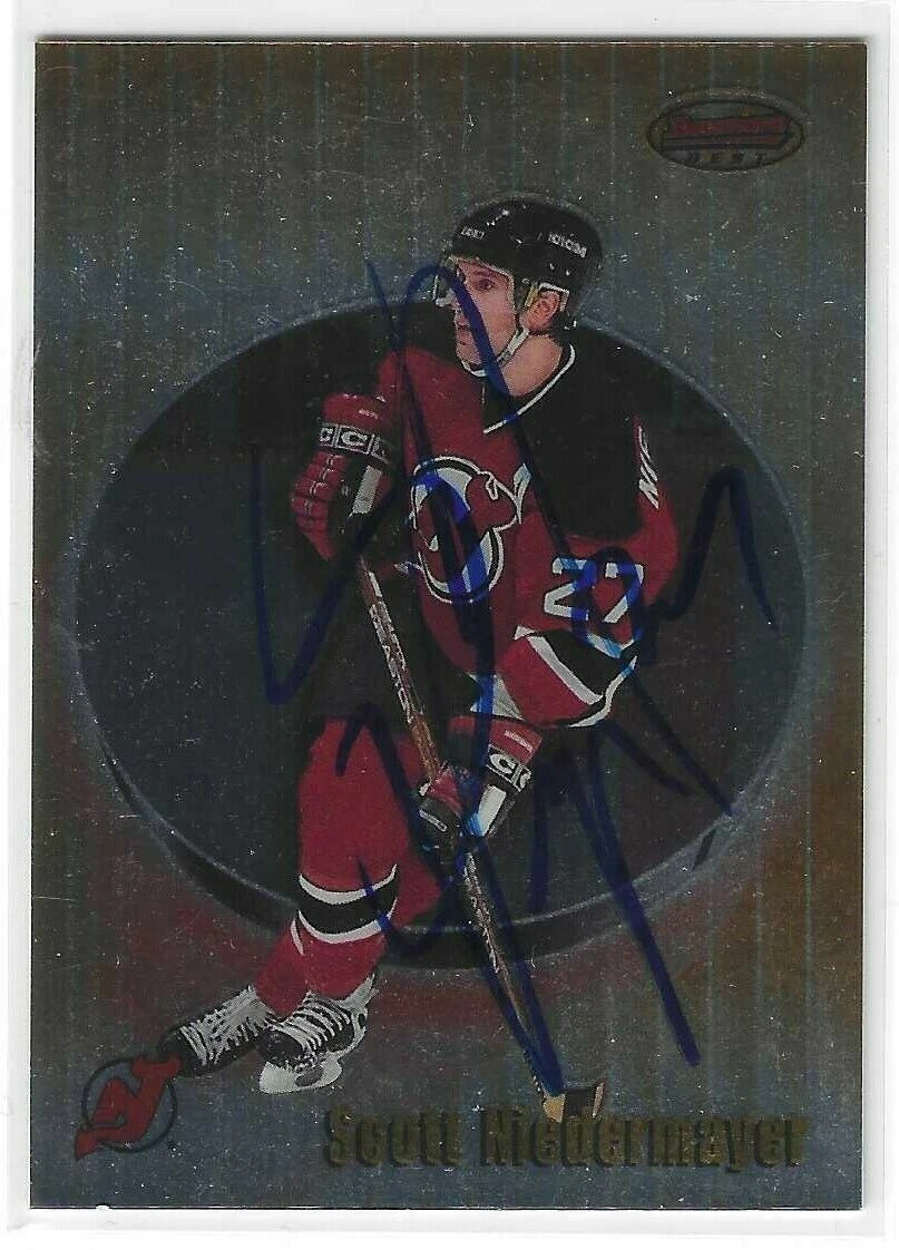 Scott Niedermayer Signed 1998/99 Bowman's Best Card #99 New Jersey Devils
