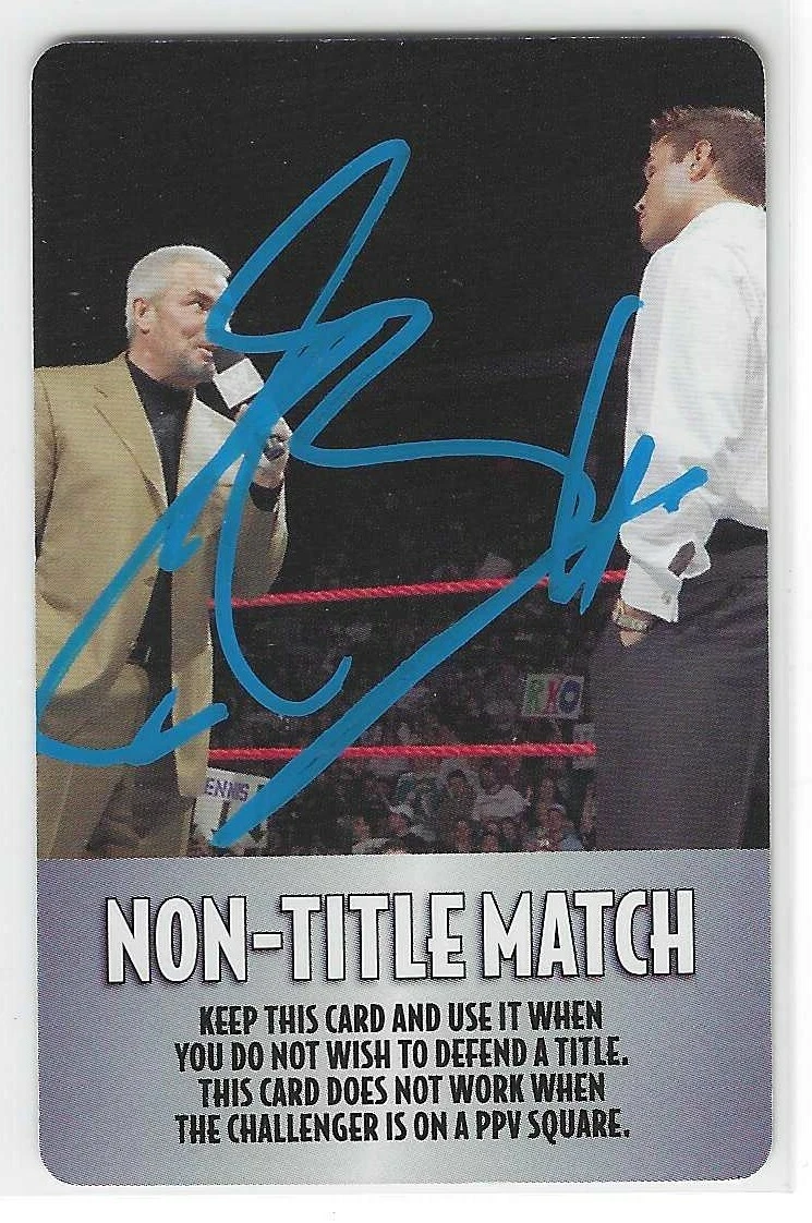 Eric Bischoff Signed WWE Chaos Game Card
