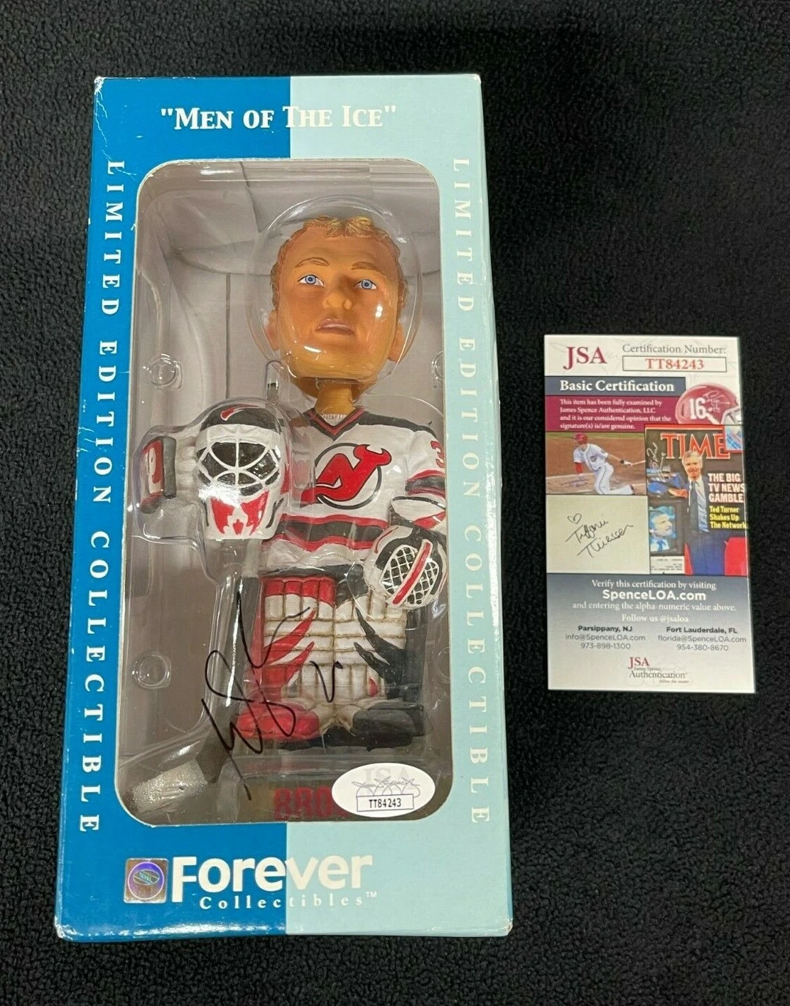 Martin Brodeur Signed New Jersey Devils Bobblehead Figure JSA COA
